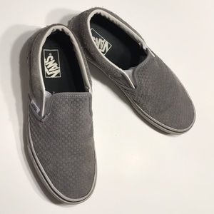 Vans Gray Suede SlipOn